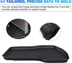 Cartist Cargo Liner Custom Fit for Kia Forte 2019-2024 Accessories All Weather Trunk Mat for Forte Cargo Mat Heavy Duty TPE Anti-Slip High Side - Image 7