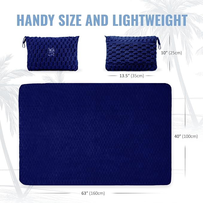 BOACAY Packable Travel Blanket for Airplane, Car - Compact Office Blanket - Portable Pillow for Adults, Kids with Case, Luggage Sleeve, Backpack Clip - Image 7
