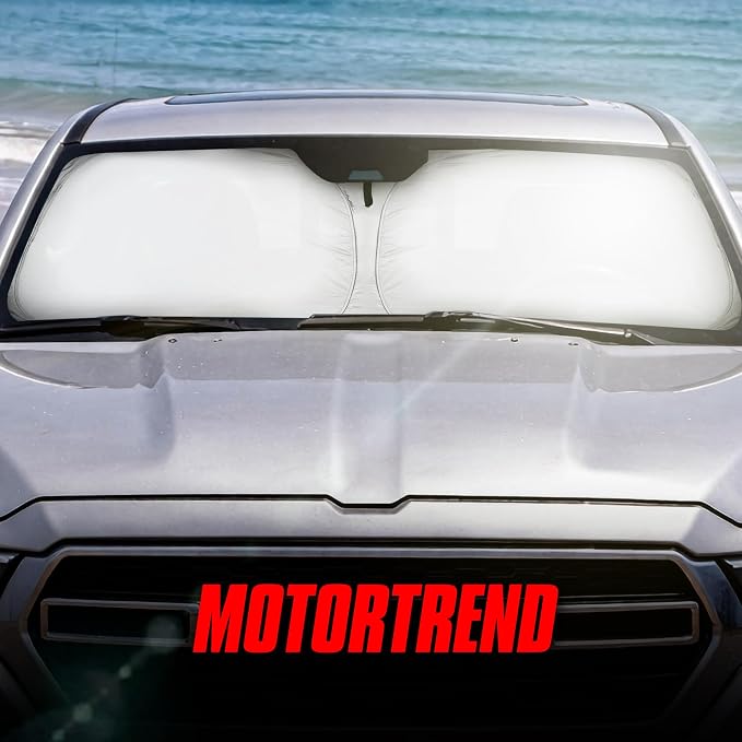 Motor Trend Custom Fit Dodge Ram 1500 Windshield Sun Shade - Fits All (2019-2026) Trims - Foldable Pop-Up Car Windshield Sunshade Dodge Ram 1500 Accessories - Automotive Ram Truck Interior Protection - Image 9