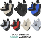 FH Group Custom Fit Car Seat Covers Specifically Made for Toyota Sienna 2011-2020, Car Seat Cover 2nd Row Set, 8 Seater Automotive Seat Covers in Gray Neoprene, Waterproof and Washable Seat Covers - Image 5