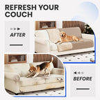 Waterproof Dog Bed Cover Pet Blanket, Soft Couch Cover for Dogs Washable, Non-Slip Dog Blanket Protect Furniture Couch Sofa Car for Puppy Large Dogs Cat (30x70 Inch, Khaki) - Image 7