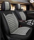 Custom Car Seat Covers Fit for Wrangler JL JK Rubicon Sahara Grand Cherokee L Cherokee Compass Renegade Gladiator Wagoneer Liberty Commander Grand Cherokee SRT (Black Gray (Linen)) by AiducreaonPersonalizedcustom