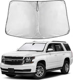 Autovir Windshield Sun Shade Fit for 2015-2018 2019 2020 Chevrolet Tahoe | Sunshade, Front Car Window Shades Sun Visor, Blocks UV Rays & Heat, Car Accessories by Autovir