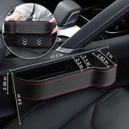 2 Pcs Car Seat Gap Filler - Leather Car Seat Crevice Storage Box with Adhesive Foam Pads, Car Gap Filler Organizer for Front Seat Gap Filler Between Car Seat and Console, Universal Fit - Image 6