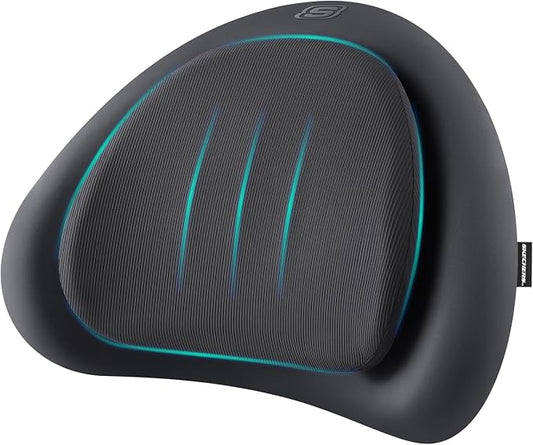 Skechers Lumbar Pillow Premium Memory Foam,Double-Layer-Office Chair Cushion for Tailbone Pain Relief,Butt Pillow for Office Chair,Car seat Cushion,Long Sitting Office Workers,and Car Drivers,Black by Unknown