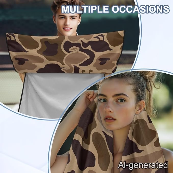Camo Duck Car Towel Seat Cover Breathable Comfort Car Seat Cover Protector with Storage Bag Easy to Store for SUV Vans Sedans Trucks - Image 5