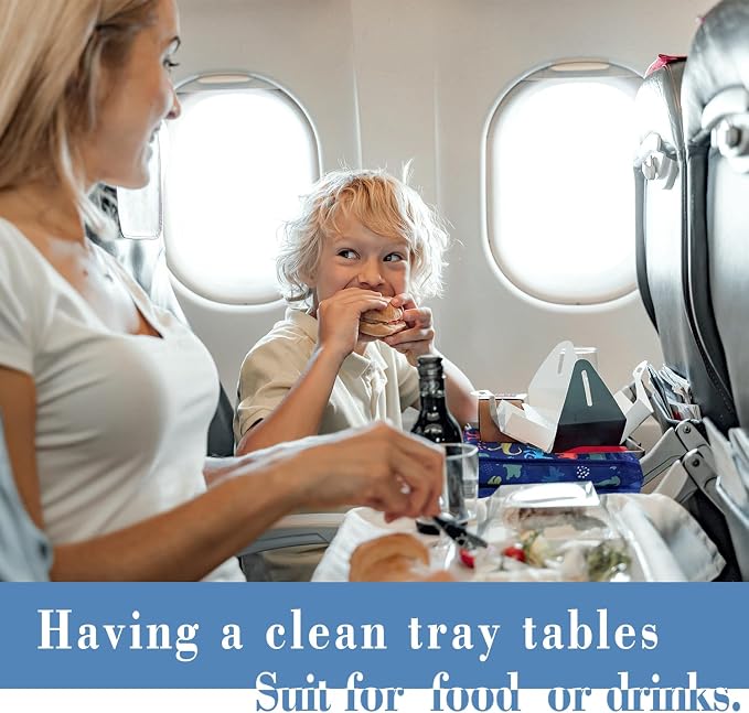 Adjustable Kids Tray Table Cover with Multi Portable Pockets, Airplane Travel Essentials for Kids, Toddlers, Adults, Airplane Must Haves, Plane Travel Essential, Travel Tray for Plane Train, Dinosaur - Image 6