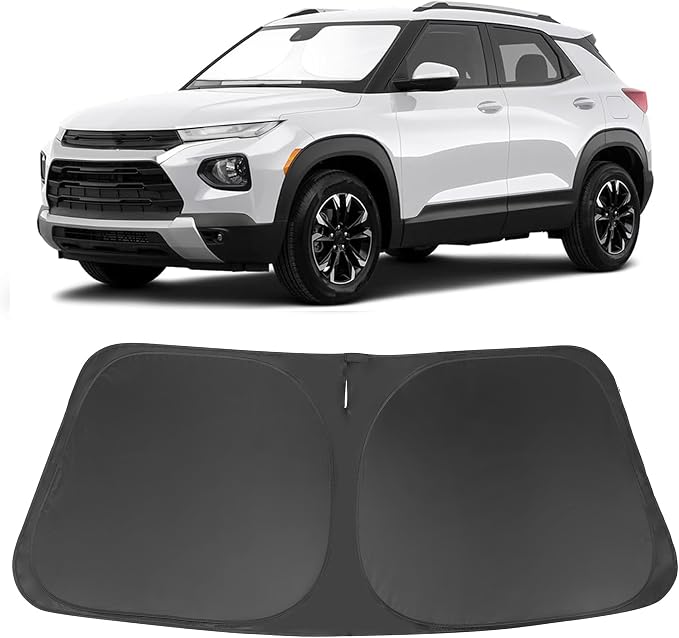 Windshield Sun Shade for 2021-2026 Chevrolet Trailblazer | Full covered for windshield, Foldable & Durable, Block UV Rays, Reduce Heat, Easy to install, Keep Car Cooler by LHFLIVE