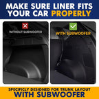 Premium Cargo Liner for Hyundai Tucson Hybrid 2022-2025, 2026 with Subwoofer - 100% Protection - Custom Fit Car Trunk Mat - Easy-to-Wash & All-Season Cargo Mat - 3D Shaped Laser Measured Trunk Liners - Image 5