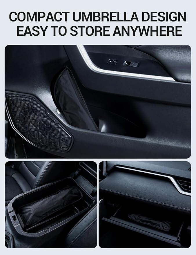 Proadsy Custom Fit Windshield Sun Shade Umbrella for 2023-2026 Mazda CX-50 | Advanced Ice Crystal Material, -54°F Cooler, Zero-Gap Sunblock, Instant Setup & Foldable Design for Summer Parking, Daily Use - Image 8