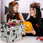 Halloween Ghost thriller basket,Empty Halloween basket,Horror and thriller decor,Trick or Treat Box for Boys and Girls,Horror decor(Magic Halloween) - Image 3