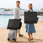 MISSLO 65" Long Garment Bags for Travel Dress Bags for Hanging Clothes Waterproof Wedding Dress Cover Traveling Clothing Protectors for Closet Storage 3-Pack for Gowns, Tuxedos, Coats, Black - Image 2