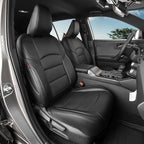 Custom Seat Covers for Toyota 2021-2026 Corolla Hatchback (Full Set,Black) | 1:1 Custom Fit,Factory Look,Easy Installation,Waterproof & Easy to Clean,Faux Leather,Breathable / Pet Friendly by Coverdream