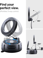 Spigen VacuumLock Magnetic Dashboard Magsafe Car Mount 360° Rotation | 360° Rotation, Strong Magnetic Hold Compatible with iPhones, Galaxy with Magnetic Cases, Pixels with Pixelsnap - Image 5