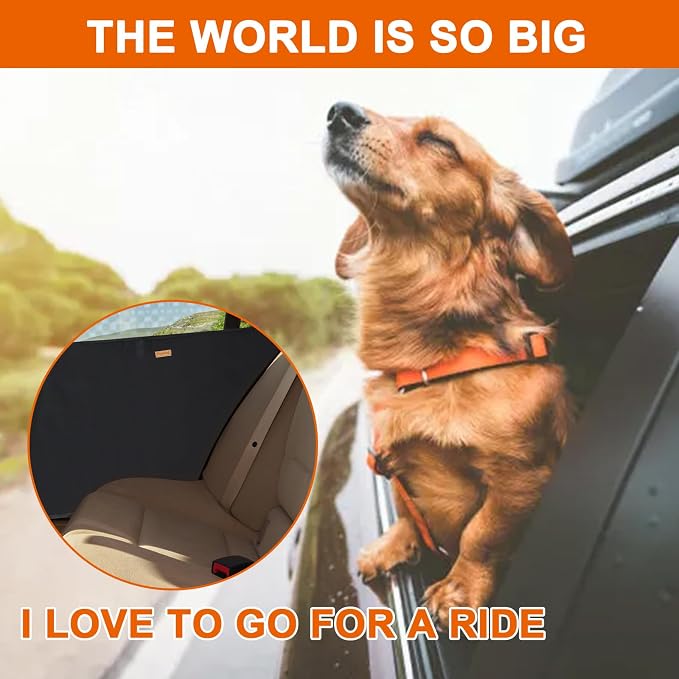 Car Door Covers 2Pack, Door Protector from Dog Scratching Black | Oxford, Washable, For Most Cars - Image 6