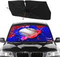 Socira Baseball Car Windshield Sunshade Umbrella Foldable Visor Umbrella | Sun Shade Cover Sunshade Front Window Cover Car Accessories Blocks Uv Rays (57" X 30") by Socira