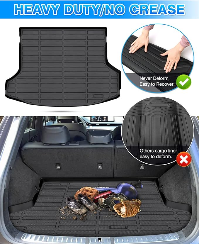 Cartist Cargo Liner Compatible with Genesis GV70 2022 2023 2024 2025 2026 Accessories All Weather Trunk Mat Cargo Mat Waterproof Heavy Duty - Image 5