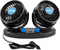 XOOL Car Fan – Car Cooling Fan with 2 USB Charging Ports, Quiet Strong Airflow, Cigarette Lighter Plug, Fan for Car, Vehicles, RVs, and SUVs by XOOL