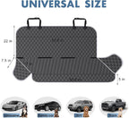 Waterproof Dog Backseat Cover for Cars, Non-Slip Pet Seat Protector,M-Grey - Image 2