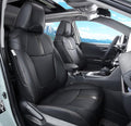 Custom Fit RAV4 (Not for Hybrid) Car Seat Covers Fit for Toyota RAV4 LE Limited XLE Premium 2019 2020 2021 2022 2023 2024 2025 with Waterproof Faux Leather (LU01-XLE, Black) by Unknown