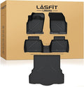 LASFIT Floor Mats for Ford Fusion 2013-2016, Not for Hybrid | with Cargo Mats, All Weather TPE 3D Custom Fit Car Mats, Full Coverage Secure-Fit Floor Liners, Easy to Wash by LASFIT