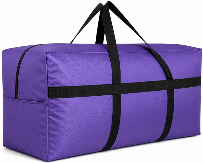 DoYiKe Large Storage Duffle Bag, Duffel Bag for Travel Purple 80L by DoYiKe