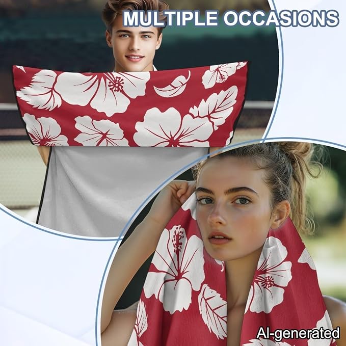 Horeset Hibiscus Flower Car Seat Towel Covers Anti-Slip Car Seat Cover Protection Washable Vehicle Seat Protectors Easy Installation Machine Washable for Trucks SUV - Image 7