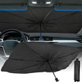 [2026 Upgrade] Windshield Sun Shade Umbrella, Foldable Car Front Window Sunshade with Titanium Coating, UV Rays Blocker & Heat Shield, Keep Vehicle Cool for Car SUV Truck RV Camper Sedan (51in x 31in) by Unknown