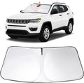 Windshield Sun Shade Sunshade for 2017-2024 2025 Jeep Compass | Full covered for windshield, Foldable & Durable, Block UV Rays, Reduce Heat, Easy to install, Keeps Car Cooler by LHFLIVE