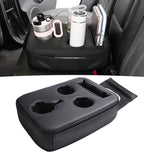 Back Seat Cup Holder for Car, PU Leather Couch Sofa Bed Boat Cup Holder | Console Cup Holder Tray Organizer for Trucks, Minivans, SUVs, RVs, Vehicles, Holds Drinks, Remote, Snacks, with Side Pockets by Sinvanho