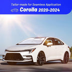 Windshield Sun Shade Umbrella for Toyota Corolla 2020-2024 Front Window | Foldable Sunshade with 360° Rotating Shaft, Custom Fit Car Shades for Corolla Accessories with UV & Heat Protection - Image 3