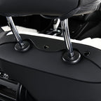 FLORICH Waterproof Front Car Seat Cover Faux Leather Automotive Seat Cover Front Car Seat Cushion Car Seat Protector Accessories Universal Fit for Most Cars SUV Trucks, Black&White - Image 8