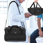 Trunab Large Insulated Medical Bag with Dividers, Easy-Clean Trauma Pouch | Empty Bag for Custom Setup, Ideal for Home/Travel/Camping, Wipe-clean Interior - Image 6