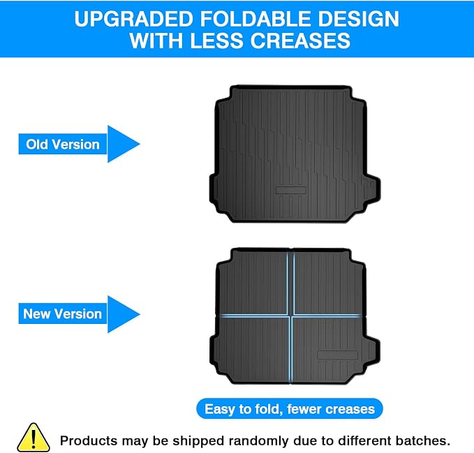 Powerty Trunk Mat for BMW X5 2019-2026 (Not for Hybrid and 7-Seats), All Weather TPE Cargo Mat Liner for X5 Rear Trunk Without Optional Luggage Kit - Image 5