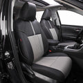coverdream Full Set Leather Seat Covers for Toyota Corolla 2023-2026 LE Sedan(Not fit Hybrid),Airbag Compatible,Waterproof Car Seat Protector,Fit Like A Glove(Black & Gray-1) by Coverdream