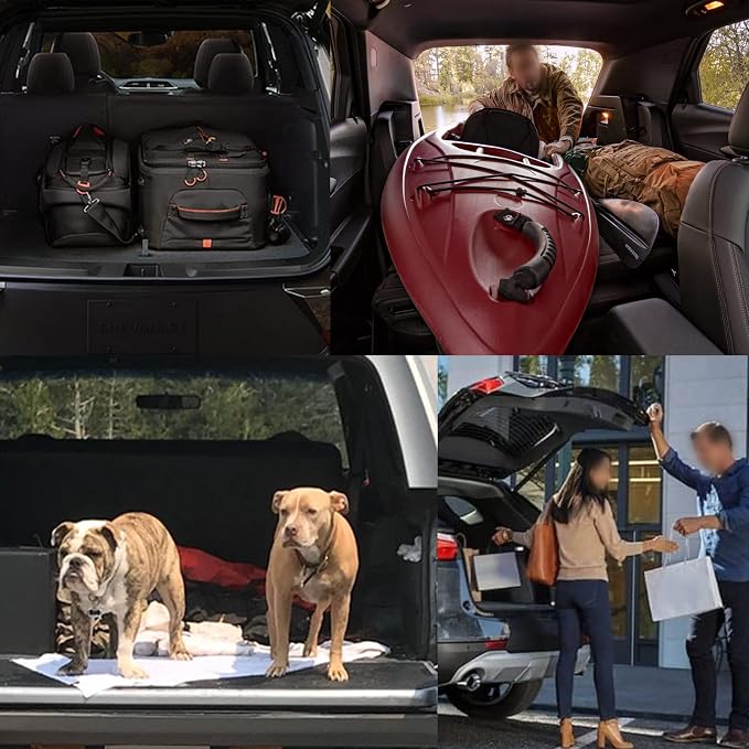 Rongtaod Cargo Mat & Backrest Mats for Chevrolet 2021-2025 2026 Trailblazer | Trunk Mat Cargo Liner TPE All Weather Back Seat Cover Protector 2024 Chevy Trailblazer Accessories - Image 3