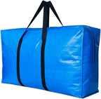 Extra Large Storage Bags, Jumbo Moving Storage Bags Heavy Duty, Foldable Big Blue XL Duffle Bag for Travel by YiKitHom