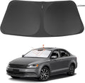 Windshield Sun Shade for 2013-2018 Volkswagen Golf MK7 | Full covered for windshield, Foldable & Durable, Block UV Rays, Reduce Heat, Easy to install, Keep Car Cooler by LHFLIVE