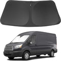 Windshield Sun Shade for 2015-2026 Ford Transit Accessories | Full covered, Foldable & Durable, Block UV Rays, Reduce Heat, Easy to install, Keep Car Cooler by LHFLIVE
