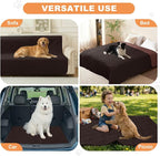 100% Waterproof Washable Dog Blanket，Chocolate+Coffee 52"x82" | ,7-Layer Reversible Couch Covers for Dogs Met for Sofa Furniture Car Camping - Image 4