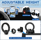 Car Phone Holder for Kia Sportage 2026 Accessories 12.3-in Screen | 2026 Kia Sportage Cell Phone Mount for Magsafe iPhone, 360° Hands-Free No Air Vent Blockage One-Hand Operation Stable Stand - Image 5