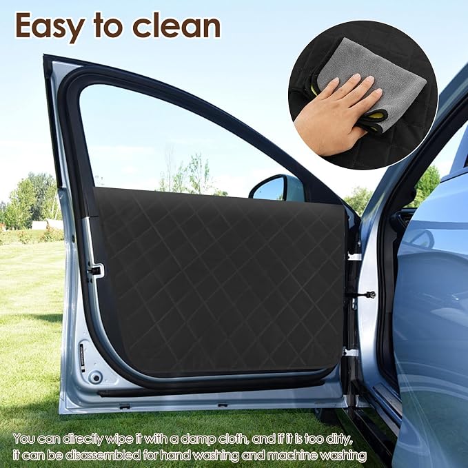 2 Pack Car Door Dog Protector, Pet Car Door Protector from Dog Scratching, Dog Car Door Protector Scratch Guard, Vehicle Door Protector, Vehicle Door Covers - Image 6