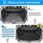 Cartist Custom Fit for Anti-Slip Cargo Liner GLK Odorless High Side 3D Trunk Floor Mat for Mercedes-Benz GLK 2008-2015 - Image 4
