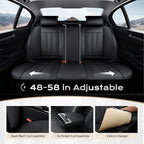 Coverado Nappa Leather Car Seat Covers Front Set, Luxury Waterproof Seat Protectors, Airbag Compatible Anti‑Slip Auto Seat Covers, Universal Fit for Most Cars SUVs Trucks Pickup Vehicles - Image 6