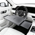 Car Steering Wheel Tray, Adjustable Laptop Desk with Drawer & Non-Slip Pad | Multipurpose Vehicle Tray, Non-Slip , Built-in Storage Drawer, Secure & Durable by HOEDUI
