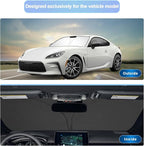 SXCY for 2022-2024 2025 2026 Toyota GR86 Windshield Sunshade for 2023-2025 2026 Toyota GR86 Premium Accessories 2013-2026 Subaru BRZ Sun Shade Foldable Sun Shield 2024 2025 2026 GR86 Sun Protector - Image 2