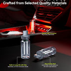 4 PCS USB Night Light Bulb,Touch Dimmable Retro Car Interior Ambient Light | Portable Glass Bottle Design Chubby Glow Light for Car, Truck, Bedroom, 4 Colors Red Blue Green Purple - Image 5