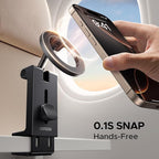 UGREEN Airplane Phone Holder for Magsafe Air Plane Travel Essentials Magnetic Phone Mount Compatible with iPhone 17 Air 16 15 14 Plus 13 12 Pro Max Mini Magsafe Case, Handsfree for Long Flight Flying - Image 2