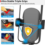 APPS2Car Sturdy CD Slot Phone Mount with Upgraded Wireless Charger | One Hand Operation, Hands-Free Car Phone Holder Compatible with iPhone 17 Pro Max Plus 16 15 14 13 12 11, Samsung S25 S24 S23 - Image 7