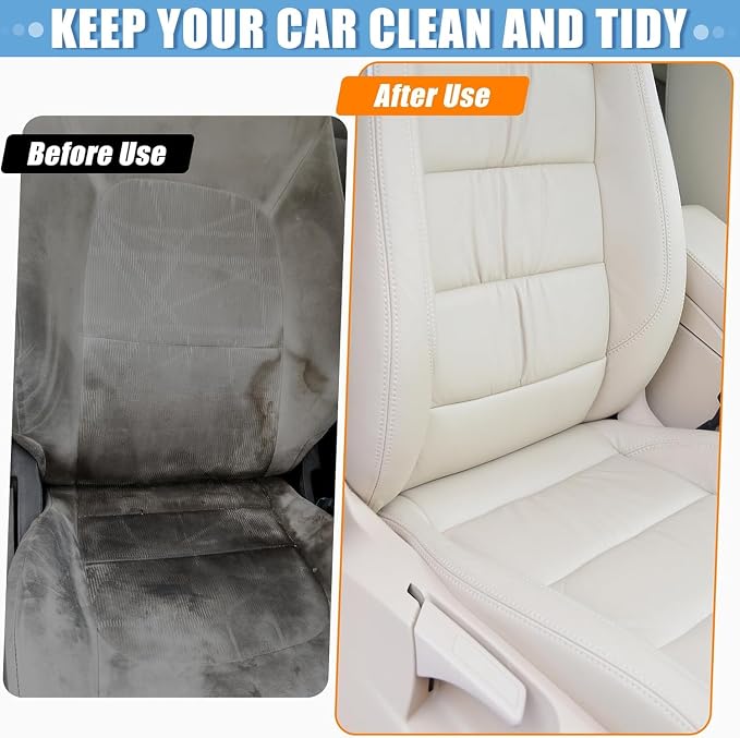 MYFAMIREA 375 PCS Disposable Car Seat Covers Clear Plastic Vehicle Seat Protector Set with Steering Wheel, Gear Shift and Handbrake Covers, Universal for Cars Auto Truck Bus Airplane - Image 4